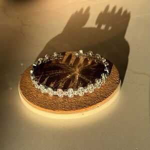 Judith Ripka Sterling Silver Hinge Bracelet with CZ